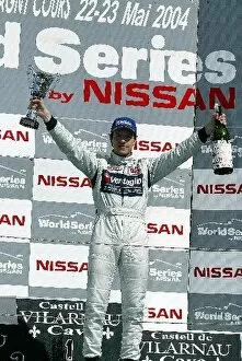 Images Dated 27th May 2004: World Series Light By Nissan: Race winner Milos Pavlovic Team Vergani
