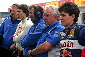 Images Dated 7th June 2008: World Series By Renault: The Carlin Team watch the timing screens