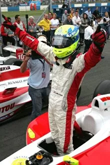 Images Dated 9th September 2007: World Series by Renault: James Walker Fortec takes the win