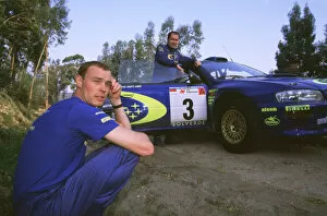 Images Dated 20th March 2000: WRC-Richard Burns and Robert Reid with car-Subaru