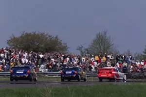 Images Dated 1st May 2000: Yvan Muller leads Anthony Reid and Rickard Rydell